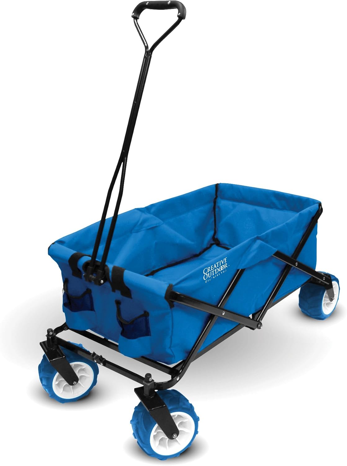 Collapsible Folding Wagon Cart with Rubber Wheels S71357