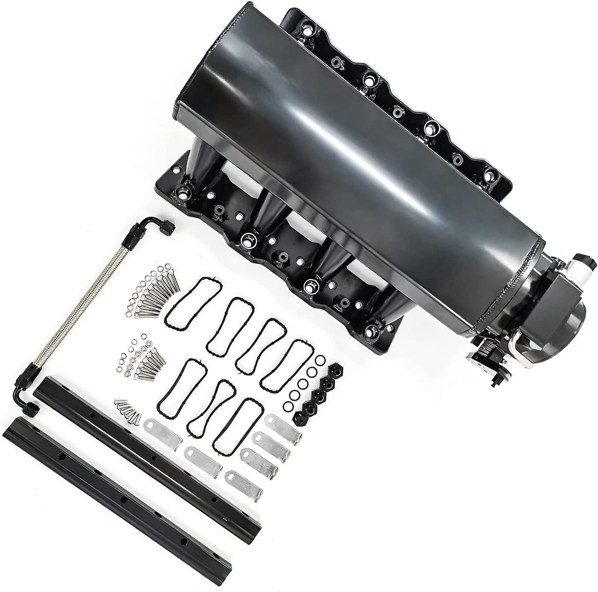 Intake Manifold with Throttle Body and Fuel Rails A543168