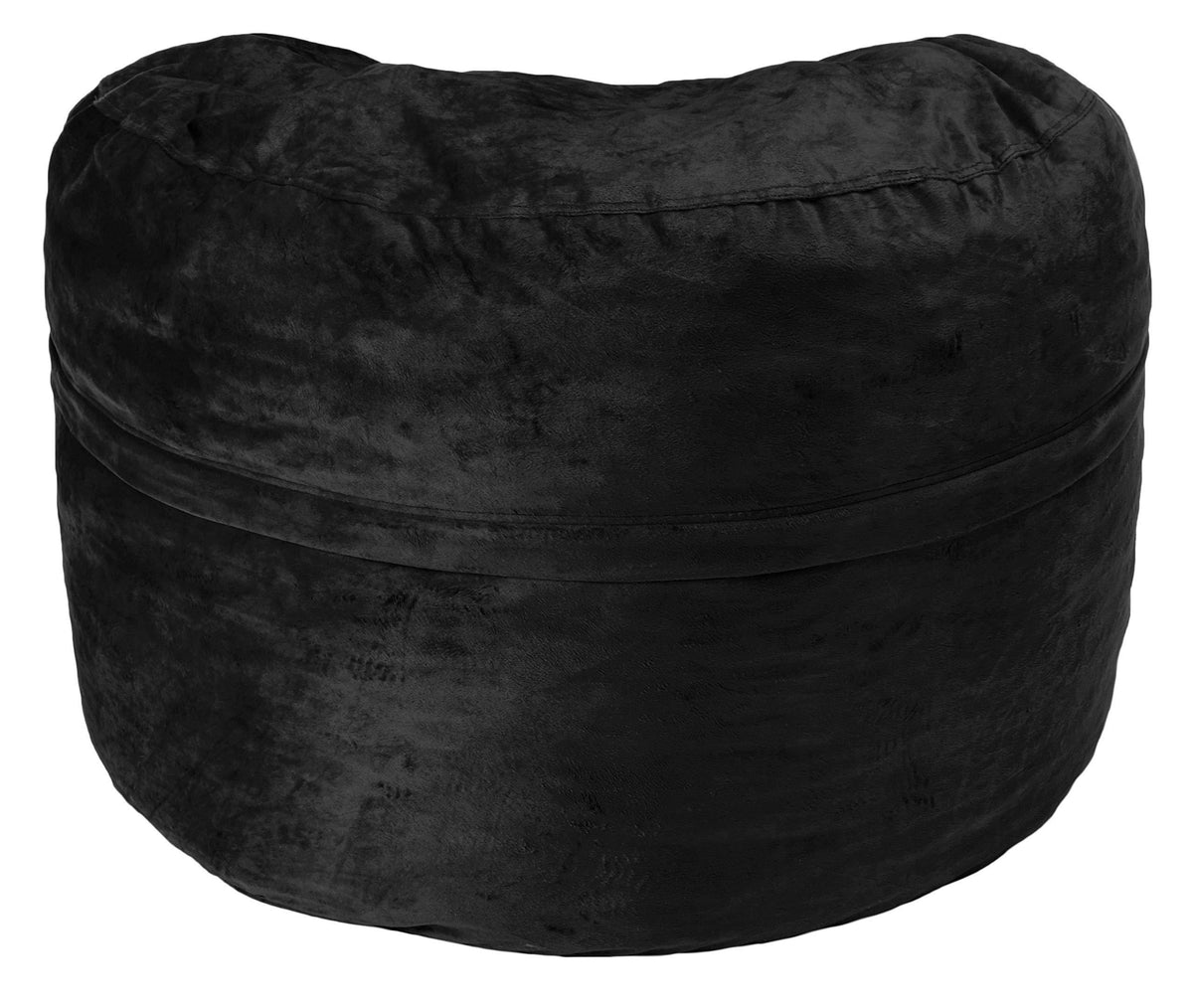Memory Foam Bean Bag Chair with Microfiber Cover, Black E97912