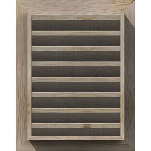 20-in x 20-in Unfinished Smooth Pine Gable Vent T76508