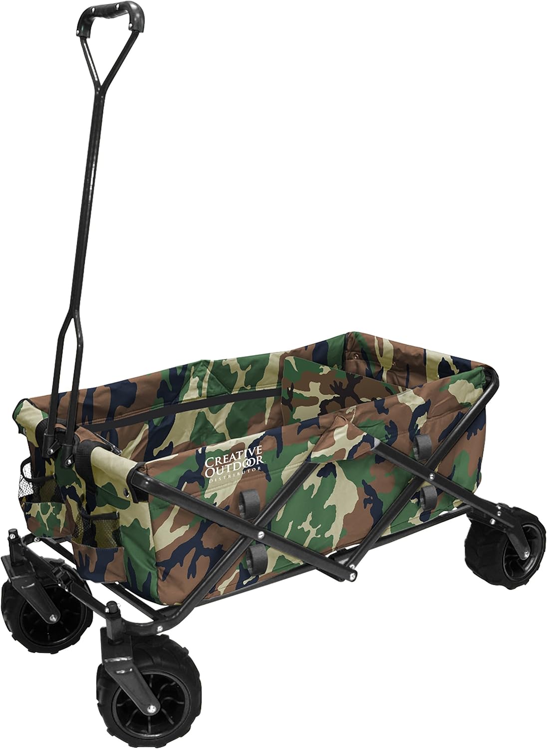 Collapsible Folding Wagon Cart with Rubber Wheels S71357