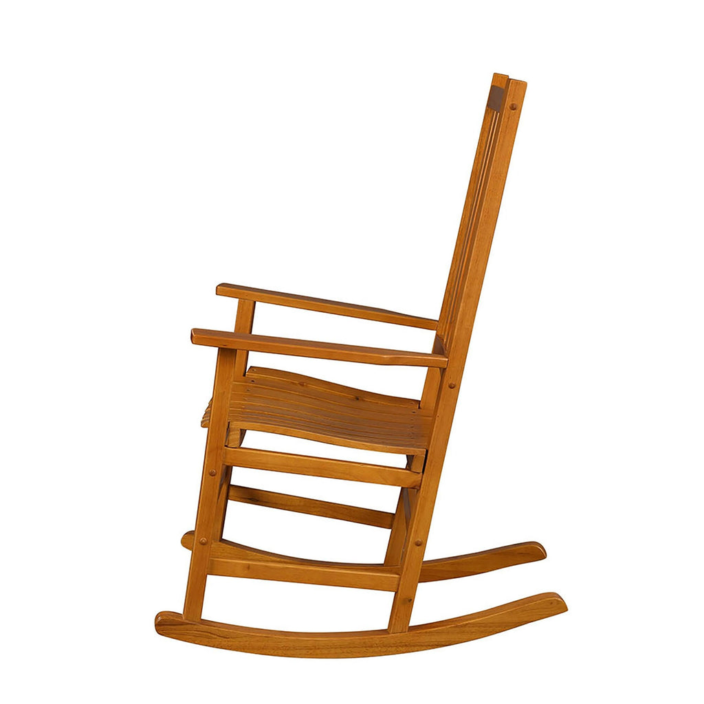 Warm Brown Wood Rocking Chair D2903