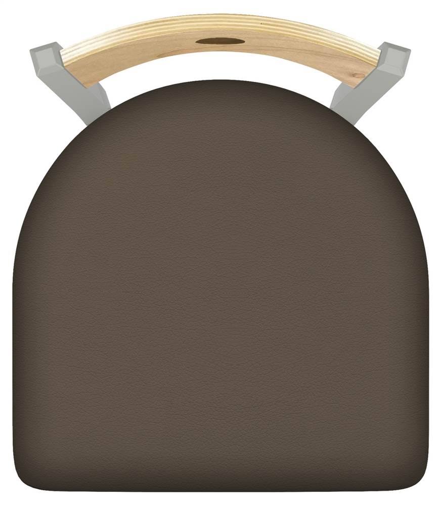 Anodized Nickel Finish Chair U8657