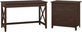 54W Computer Desk with Storage and 2 Drawer File Cabinet N401283