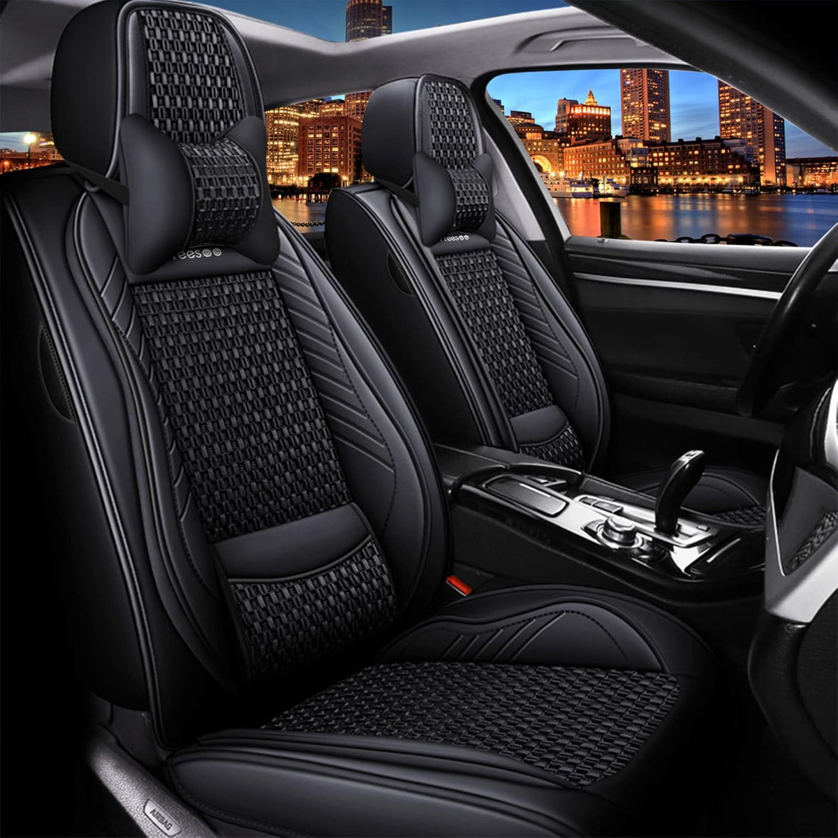 Leather Full Set Car Seat Covers L4880