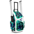 Aqua Wheeled Duffel Bag E6549