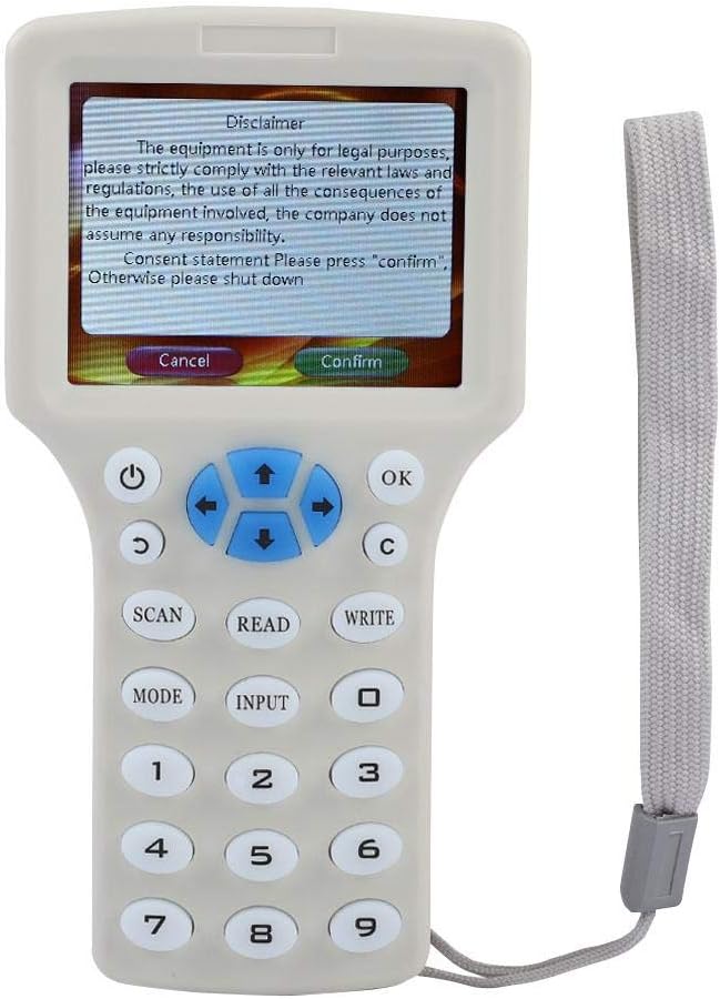 Handheld RFID Copier ID IC Reader Writer with 3.2 Inch Screen H9098