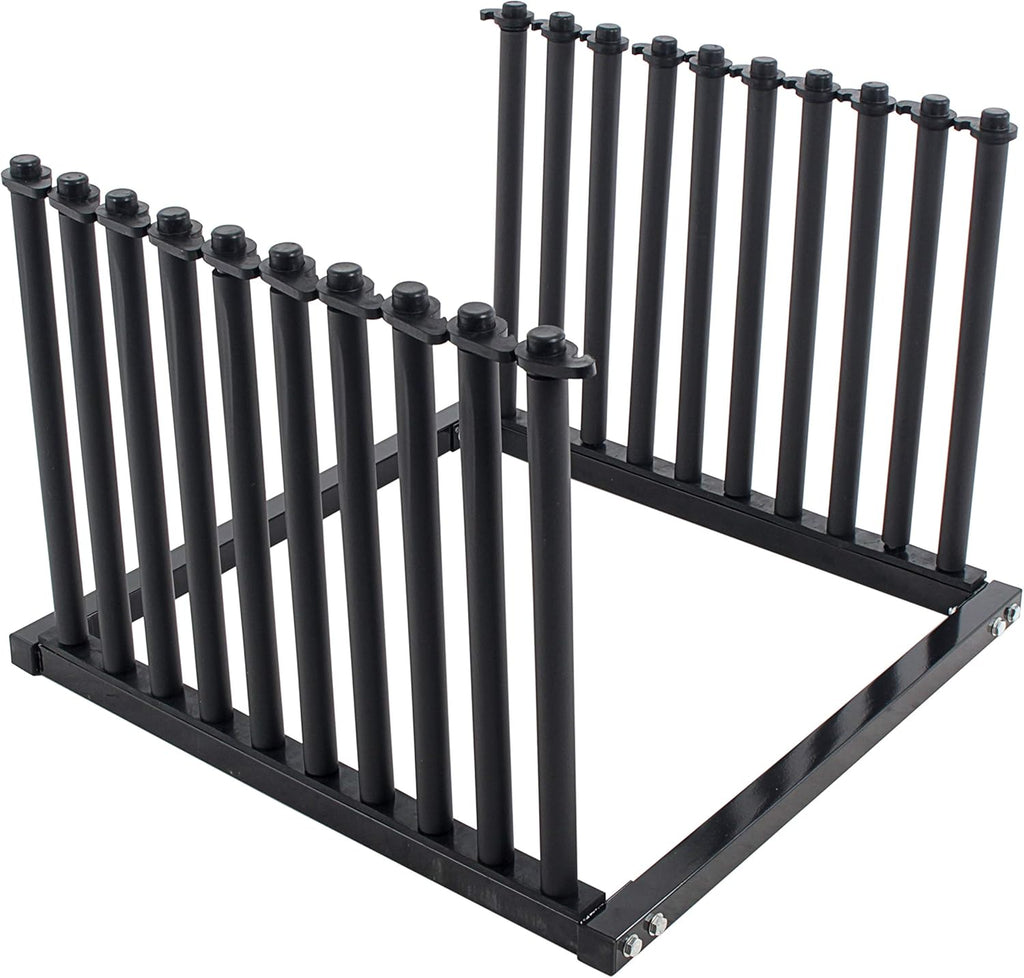 9 Slot Truck Bed Windshield Rack with Rubber Foam Pads V799078