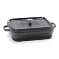 Lightweight Cast Aluminum Roaster Pan with Lid, 5 Quart, Gray H8720