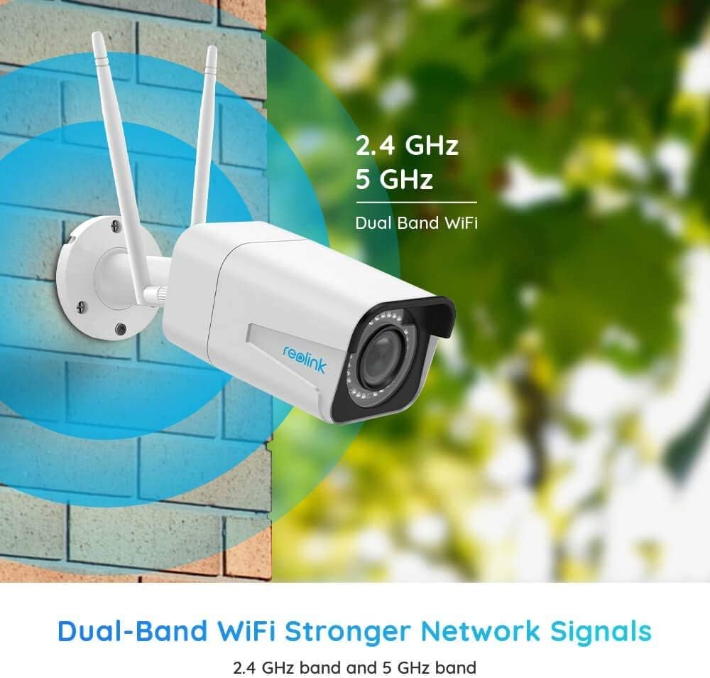5MP Outdoor WiFi Security Camera with 4X Optical Zoom T4370
