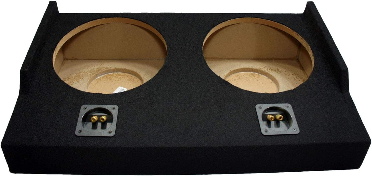 Dual 12 Sub Box Subwoofer Enclosure & 1600W Amplifier T6638