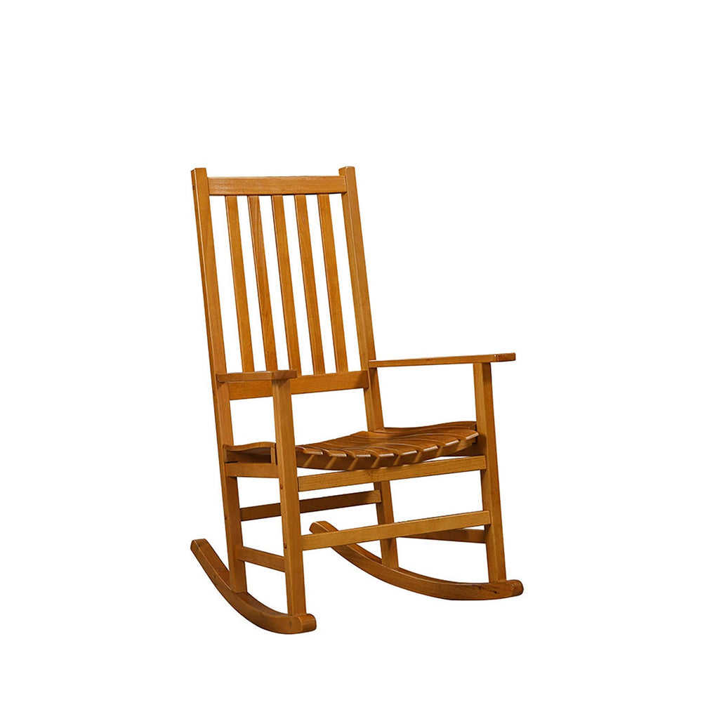 Warm Brown Wood Rocking Chair D2903