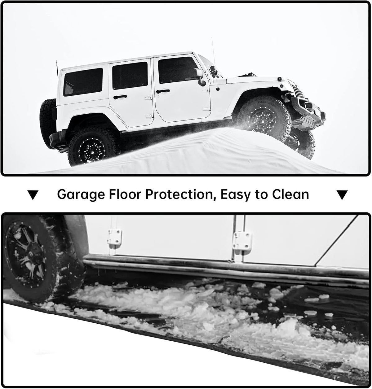 Garage Floor Mat 7'9x18' Containment Mat Z852103