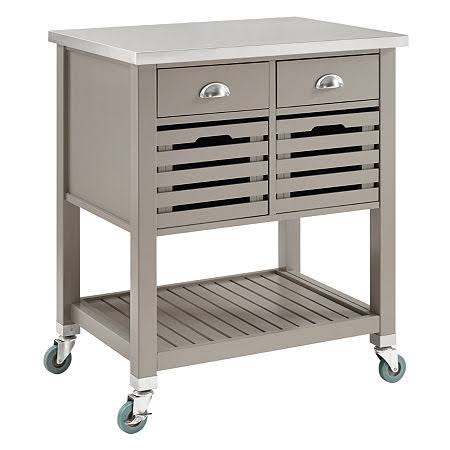 Stainless Steel-Top Kitchen Cart C4886
