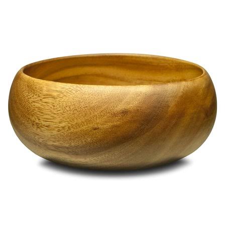 12-Inch Acacia Wood Round Serving Bowl R744061