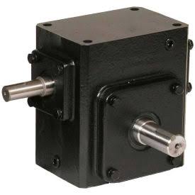 Cast Iron Right Angle Worm Gear Reducer 20:1 Ratio T99904