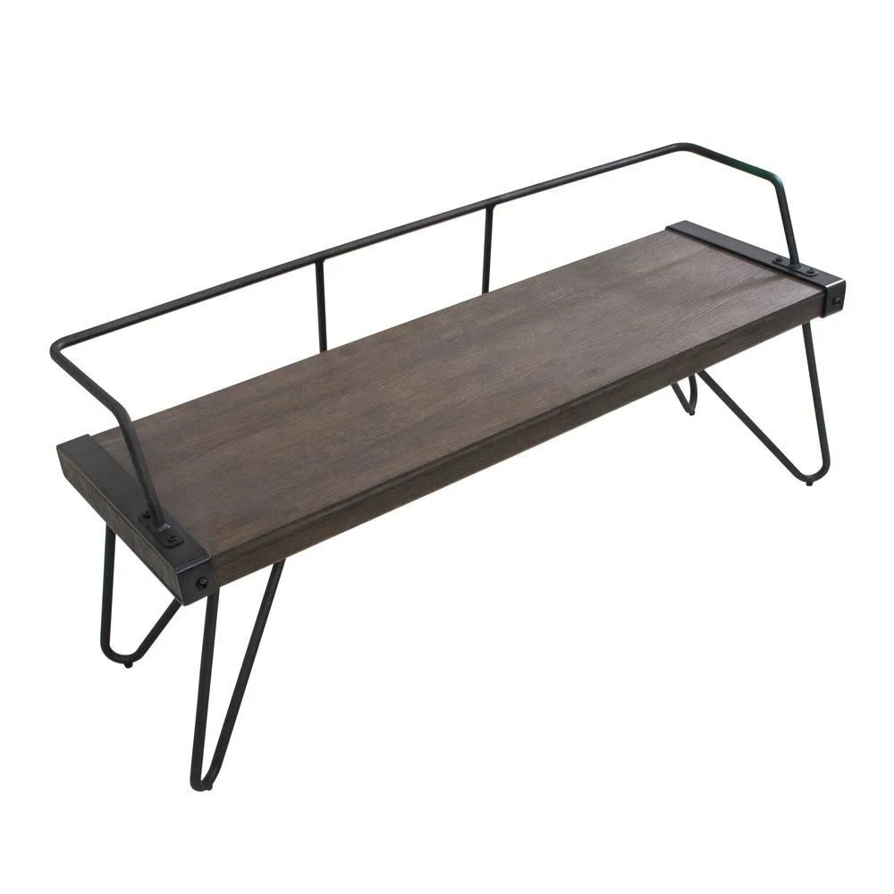 Industrial Dining Entryway Bench X134
