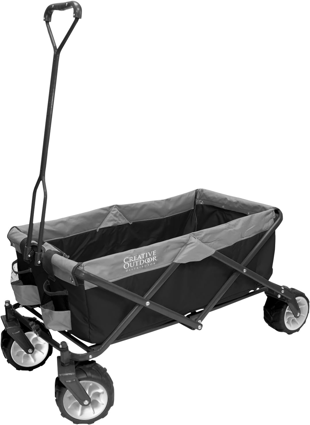 Collapsible Folding Wagon Cart with Rubber Wheels S71357