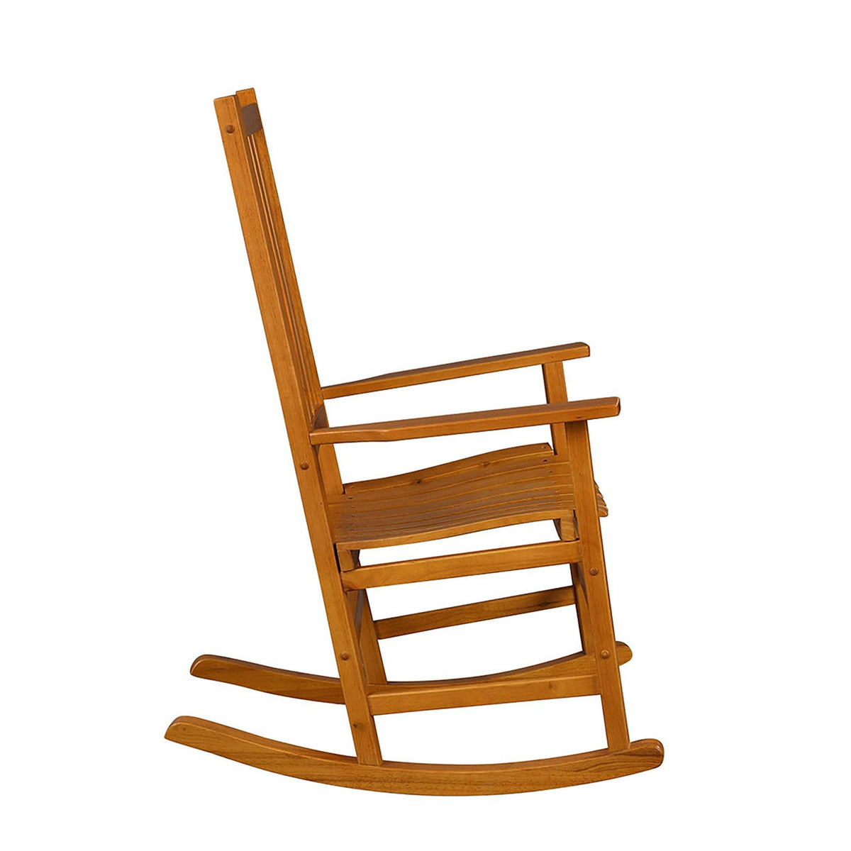 Warm Brown Wood Rocking Chair D2903