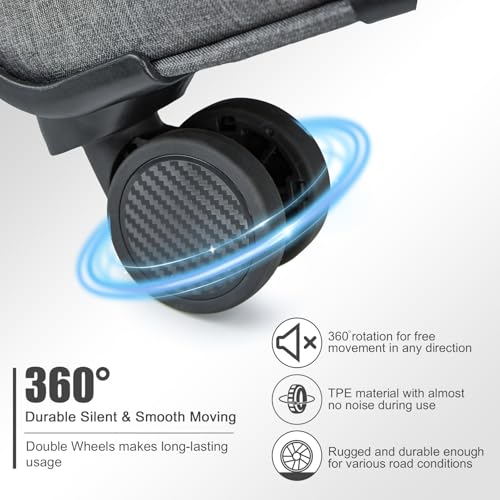 20 Inch Softside Spinner Luggage with TSA Lock H820855