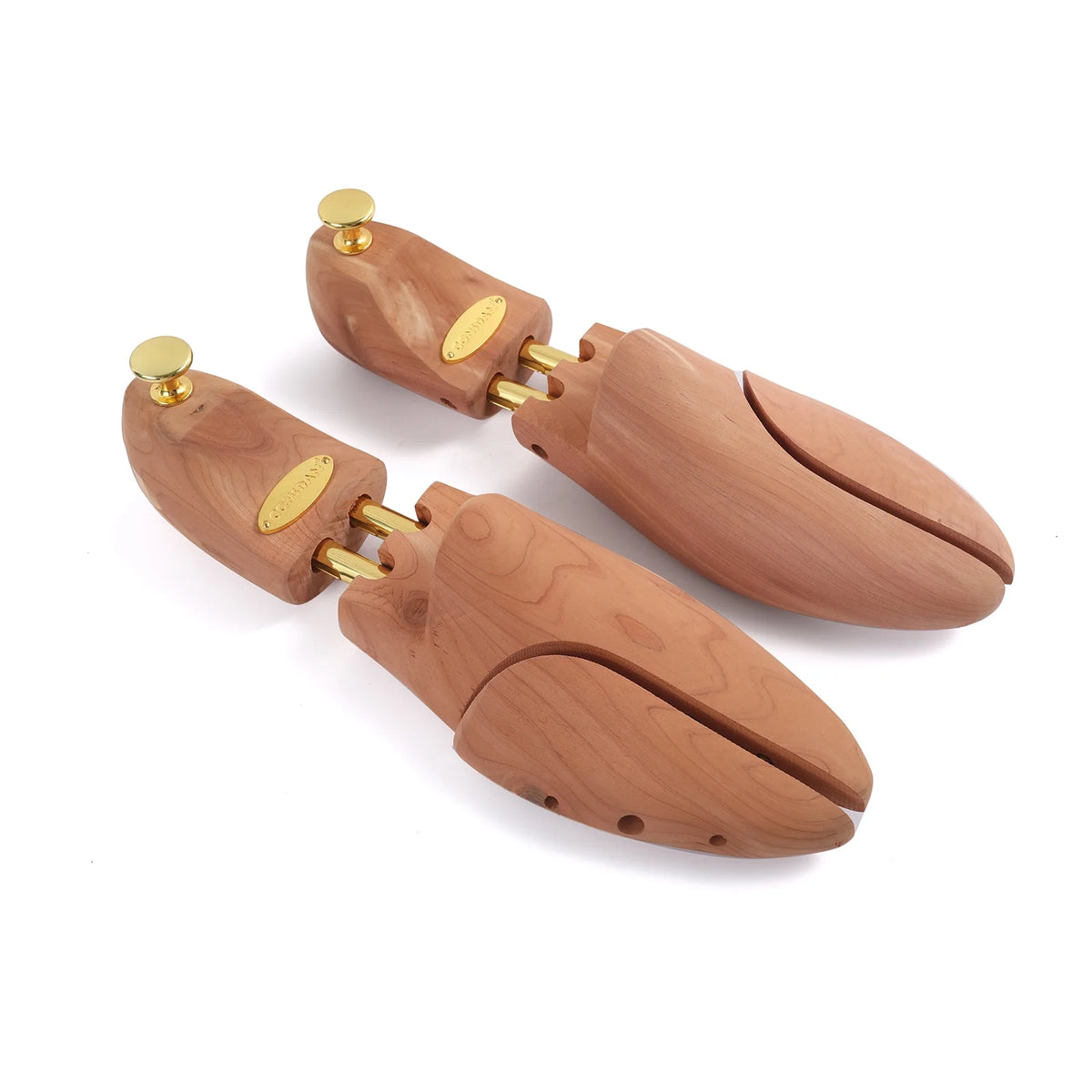 Cedar Wood Adjustable Shoe Trees, 2 Pairs I595631