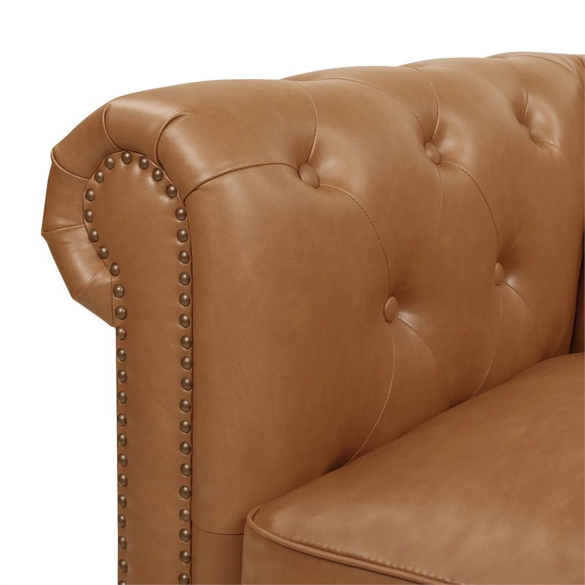 Caramel Tan Brown Armchair G149828