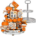 Fall Thanksgiving Tiered Tray Decor N2308