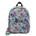 Mini Backpack with Allover Print & Molded Dangle, 10.5 Inches, Adjustable Straps, Faux Leather Y50243