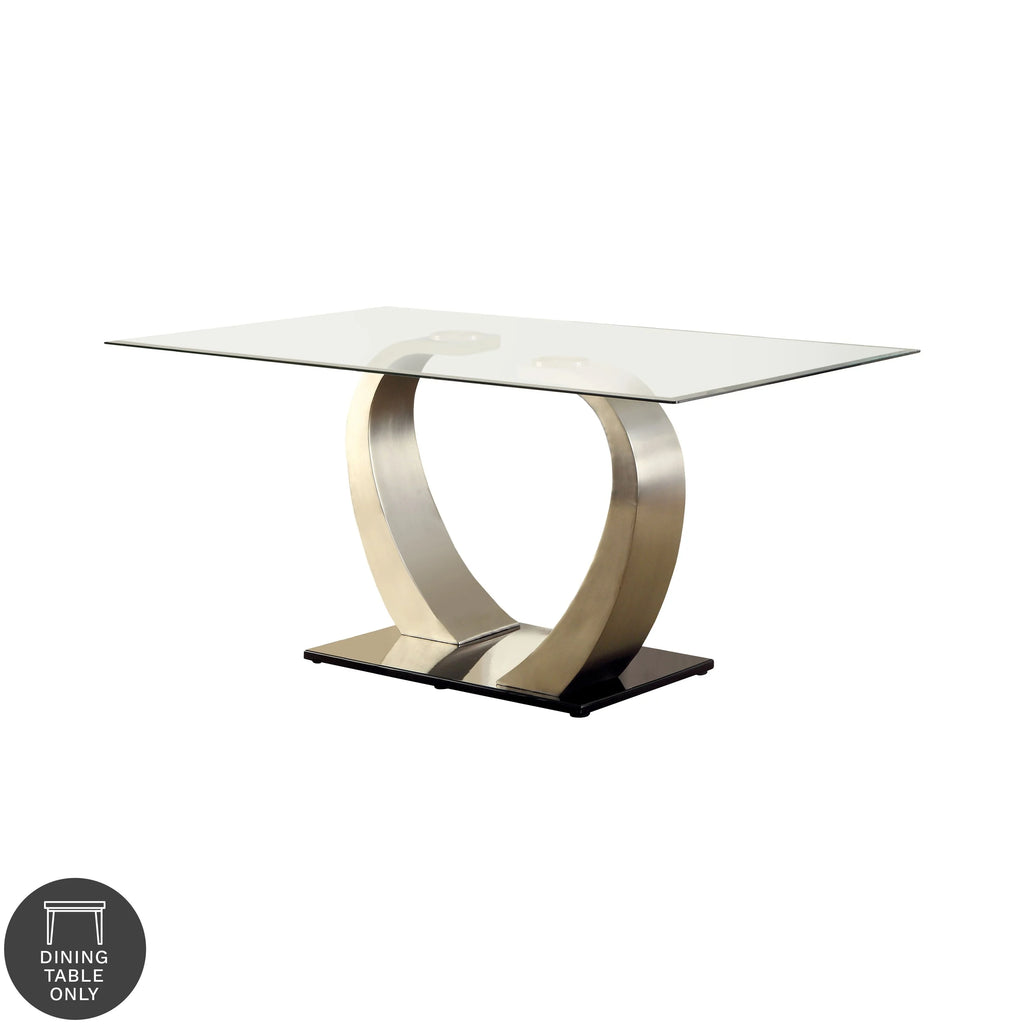 60-inch Glass Top Dining Table C2437