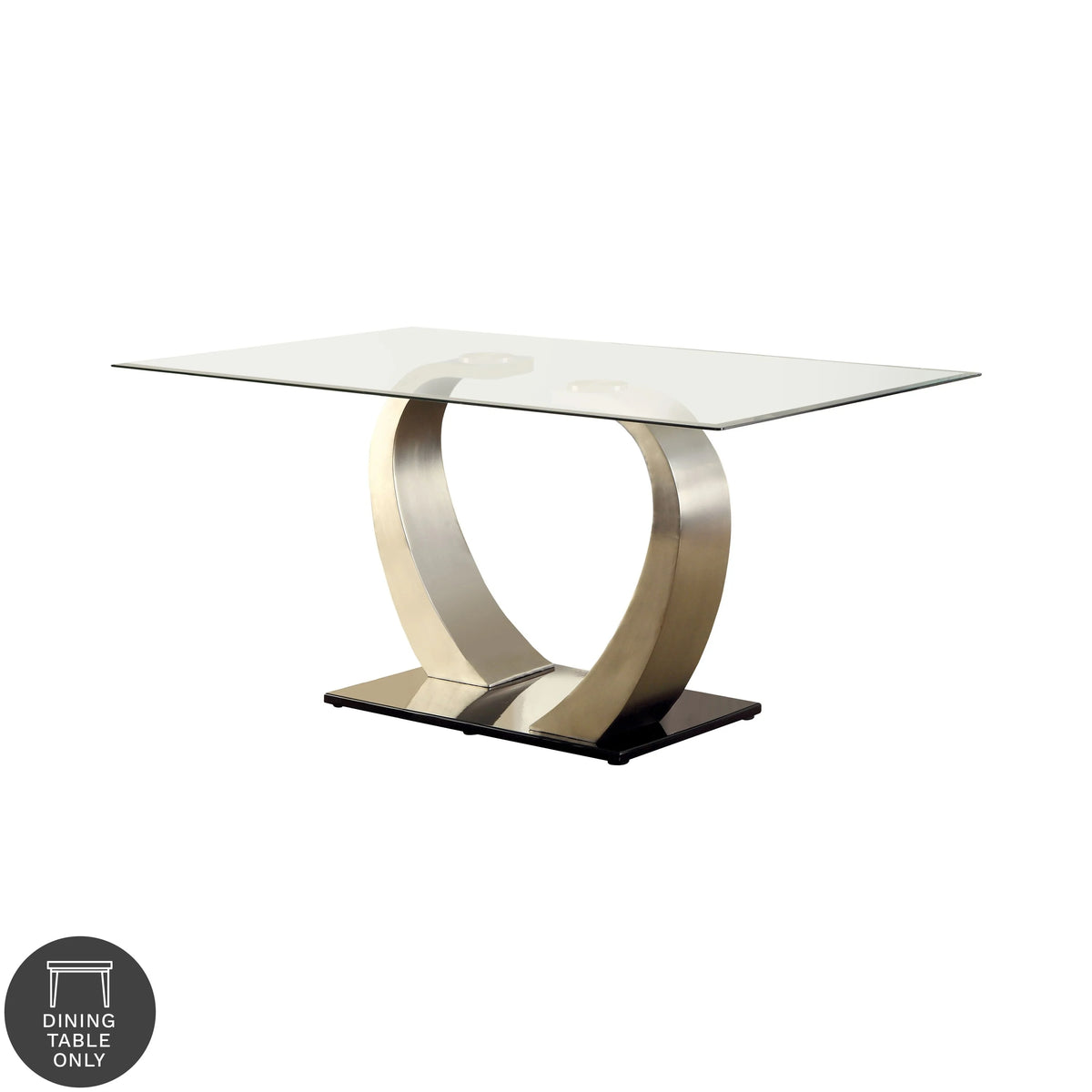 60-inch Glass Top Dining Table C2437