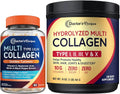 Multi Collagen Peptides Powder 16oz and Multi Collagen Capsules 90 Caps F7350