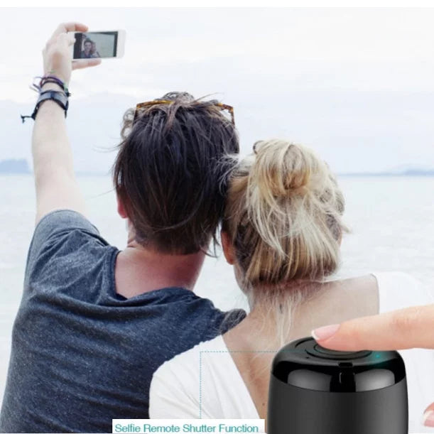 Mini Wireless Speaker with Remote Shutter and Microphone Y445919