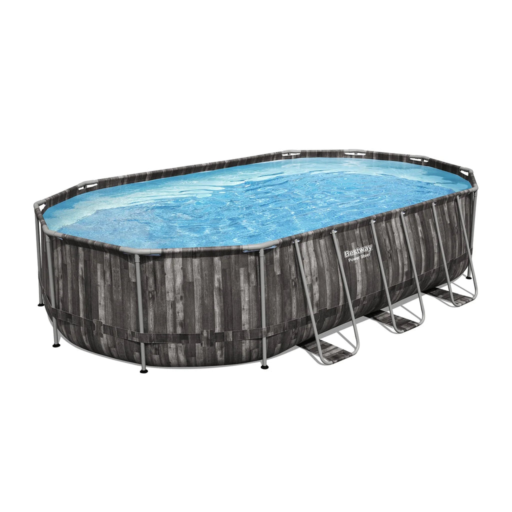 20' x 12' x 48 Oval Above Ground Swimming Pool Set V147268