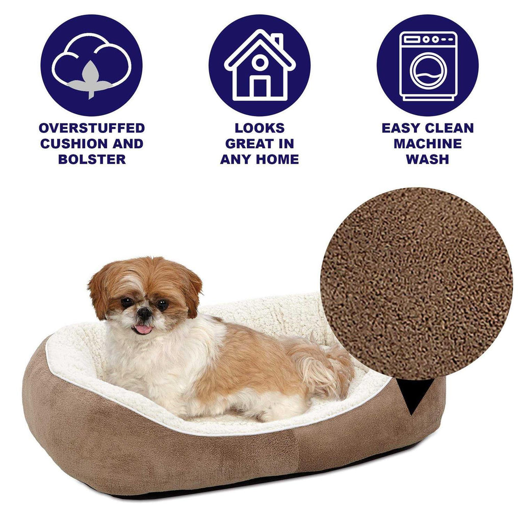 Medium Taupe Cuddle Bed S883