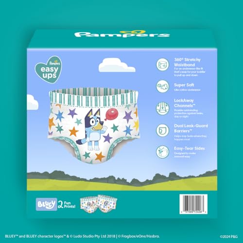 Bluey Potty Training Pants Size 3T-4T 124 Count V5850