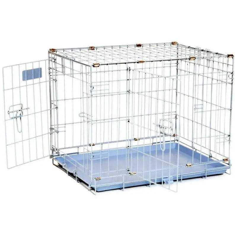 Pink Double Door Dog Crate C333858