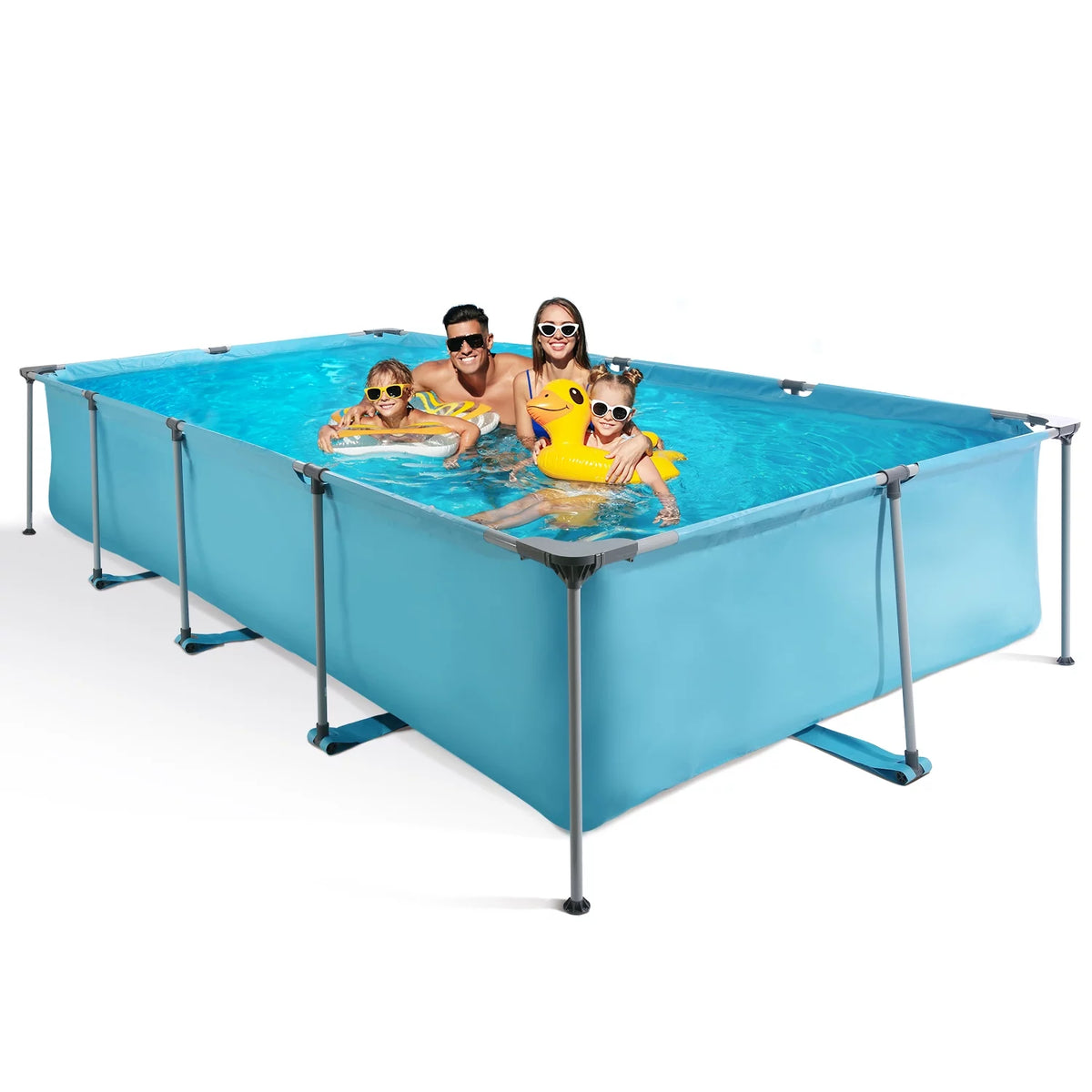 10 ft Above Ground Rectangular Frame Swimming Pool X605