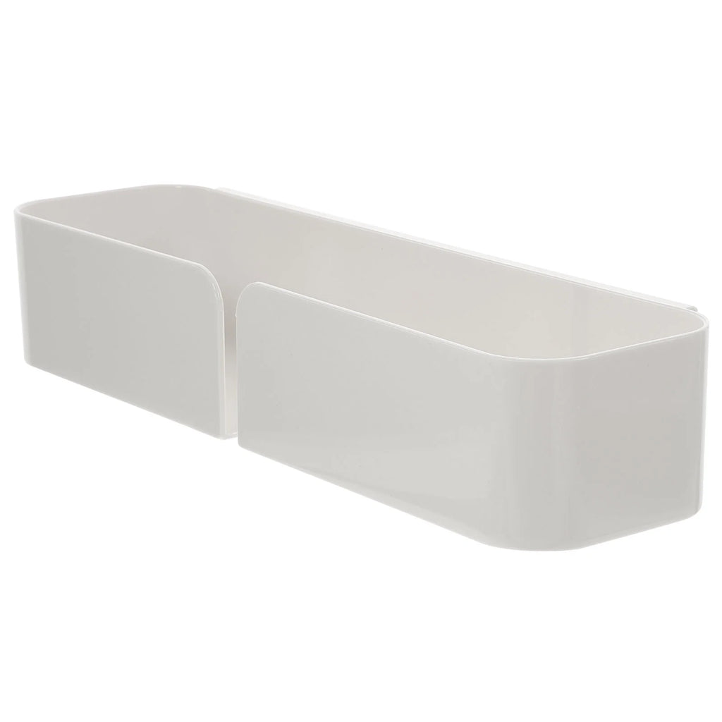 Wicker Bead Desktop Storage Box White X424523