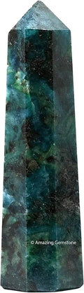 Chrome Diopside Crystal Towers Natural Healing Crystal Point Obelisk G259