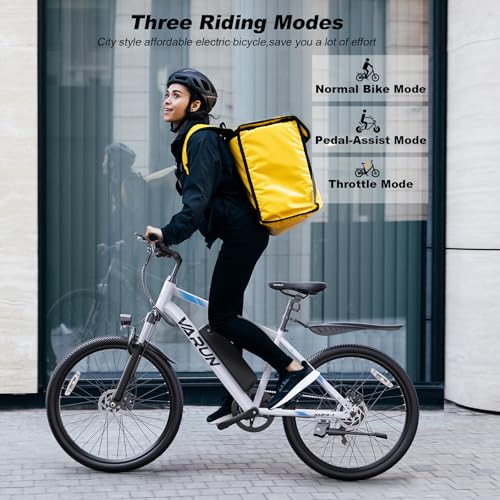 Electric Bike 350W 36V Removable Battery 24'' Mountain Bike H116911