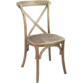 Natural With White Grain X-Back Chair Z948250