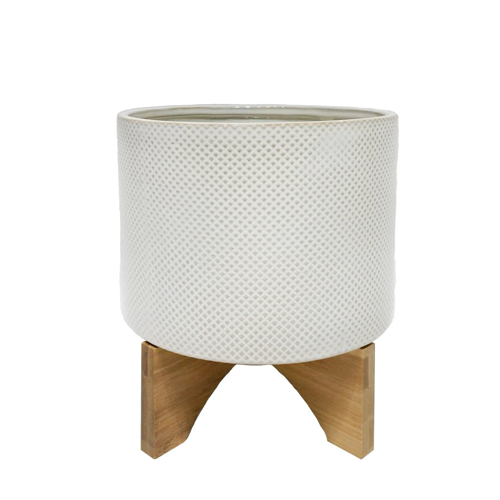 Ceramic Planter On Stand J361046