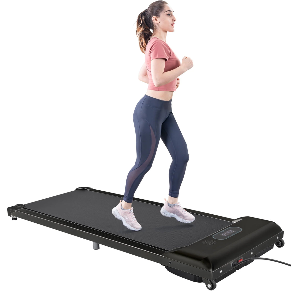 Electric Walking Pad Treadmill with 2 Modes Y8695