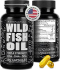 Omega 3 Fish Oil Supplement, 120 Capsules D195
