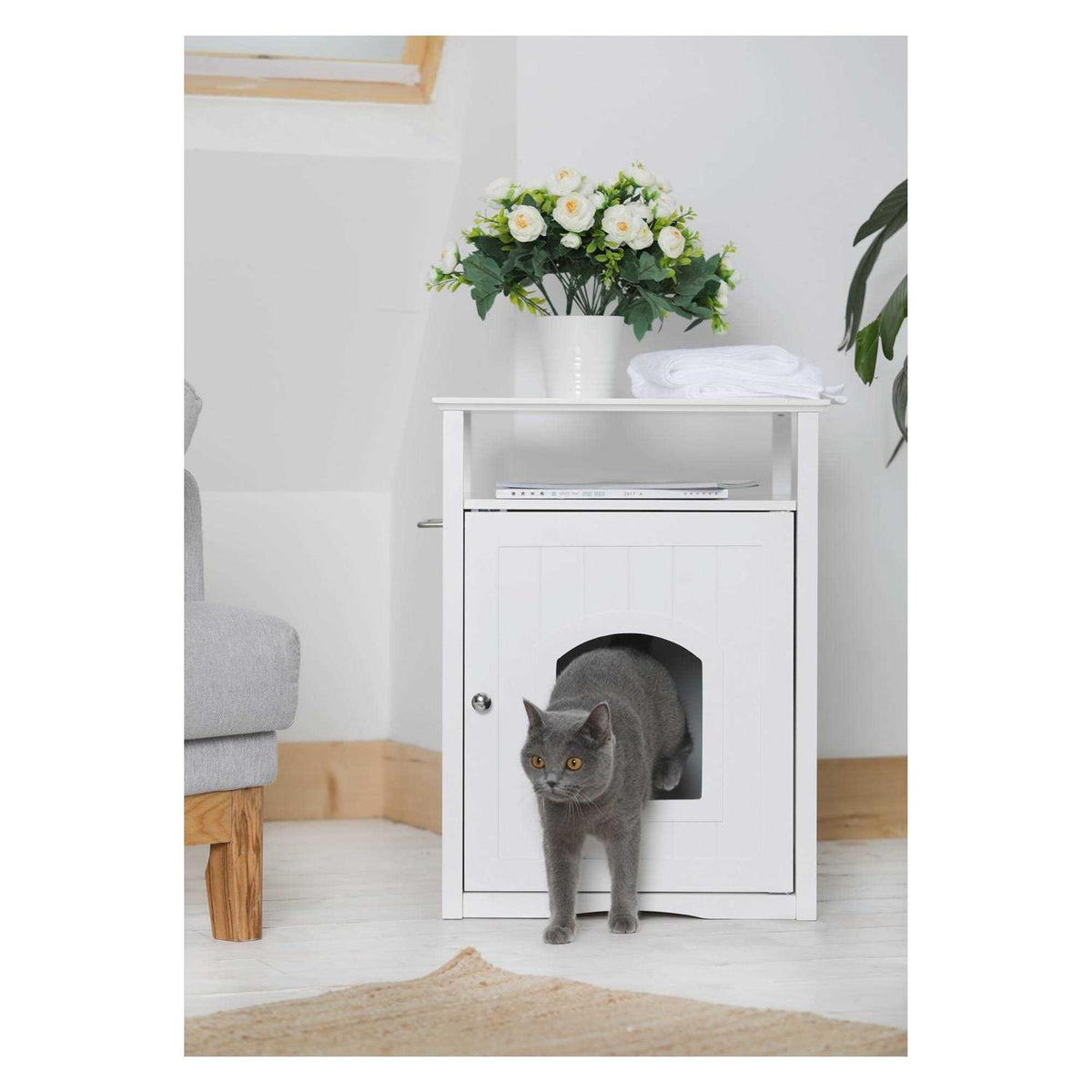 Cat Washroom Litter Box Cover Pet House G787