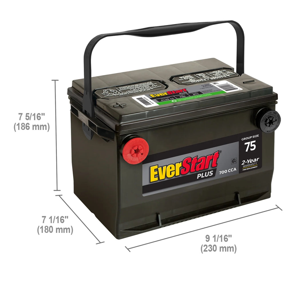 Lead Acid Automotive Battery Group Size 75 12 Volt 700 CCA K83003