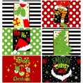 Pink Plastic Christmas Placemats Set of 6 U3171
