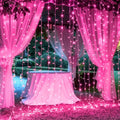 300 LED Curtain String Lights with Remote G198557