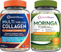 Moringa 11,000 mg 90 Capsules and Multi Collagen Peptides 90 Capsules A657798