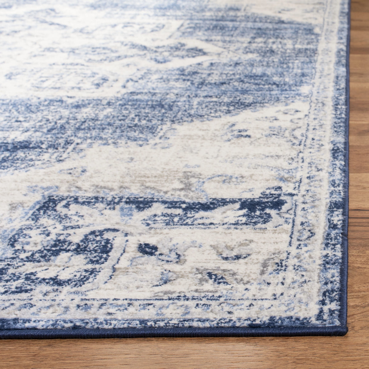 2' x 20' Floral Bordered Runner Rug S640583